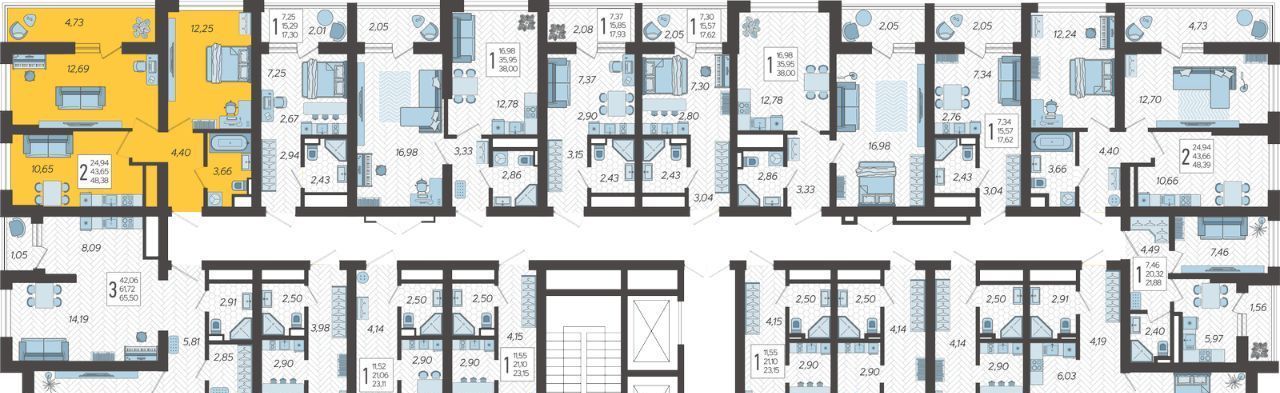 квартира г Сочи р-н Хостинский ЖК «Кислород» 5 фото 2