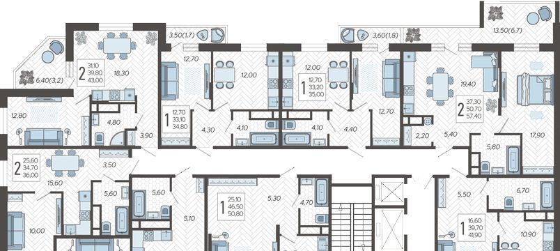 квартира г Краснодар р-н Прикубанский ул Садовое кольцо ЖК «Зеленодар» фото 2