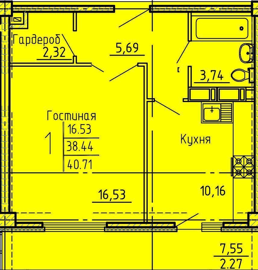 квартира г Пенза р-н Октябрьский мкр 6-й 11 фото 11