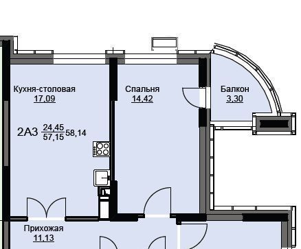 квартира городской округ Щёлково Соболевка мкр, Соболевка жилой комплекс, к 6, Щёлковская фото 1