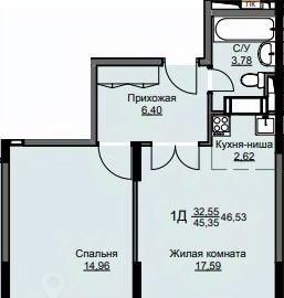 квартира городской округ Щёлково Соболевка мкр, Соболевка жилой комплекс, к 6, Щёлковская фото 1