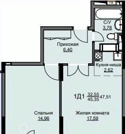 квартира городской округ Щёлково Соболевка мкр, Соболевка жилой комплекс, к 6, Щёлковская фото 1