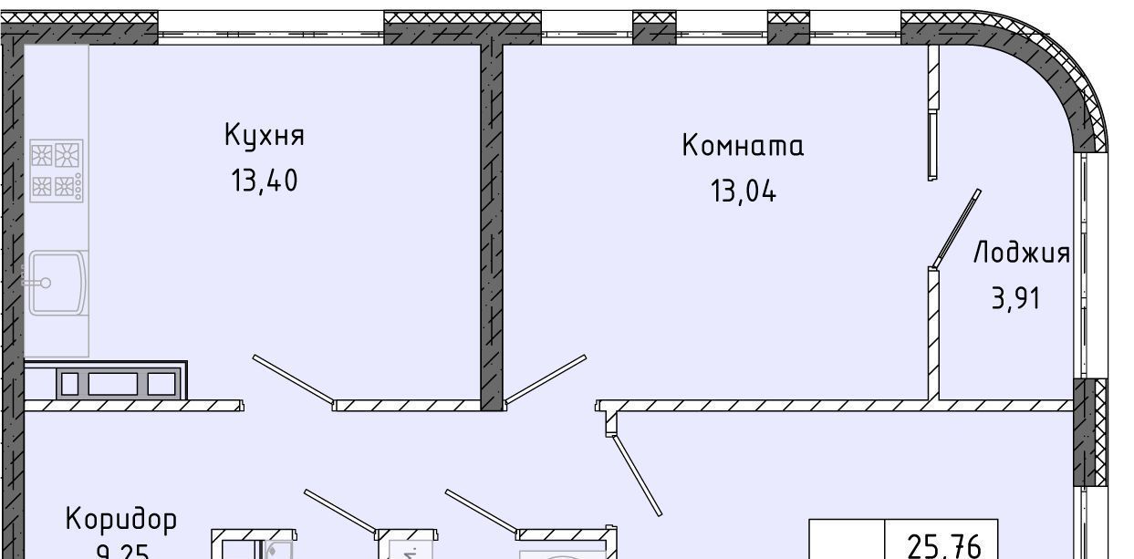 квартира г Алушта пгт Партенит ЖК «Партенит Парк» фото 1