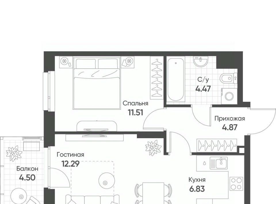 квартира г Казань Козья слобода ул Гаврилова 5вк/2 фото 1