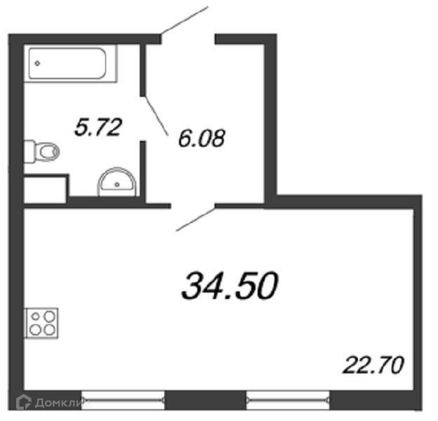 квартира г Санкт-Петербург ш Московское 3к/3 Московский район фото 2