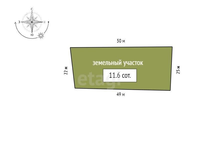 земля р-н Емельяновский снт Надежда 04К-296, 3-й километр фото 1