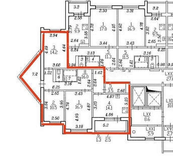 квартира г Санкт-Петербург метро Озерки ул Сикейроса 11к/1 фото 2