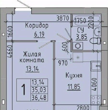 квартира г Волгоград р-н Советский ул им. Грибанова 17 фото 1