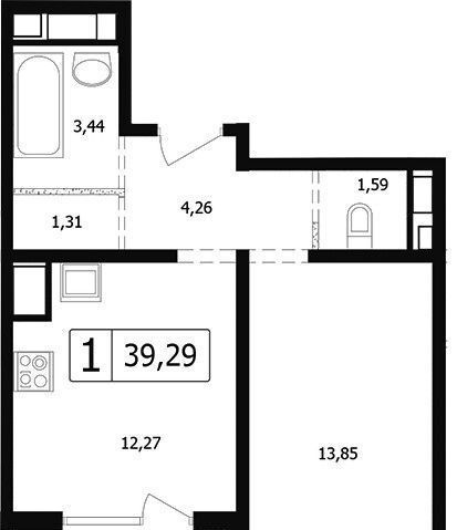 квартира г Краснодар р-н Карасунский ул Автолюбителей 1д/4 фото 2