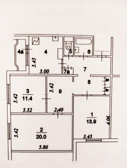 квартира г Москва метро Улица Скобелевская б-р Адмирала Ушакова 14 фото 45