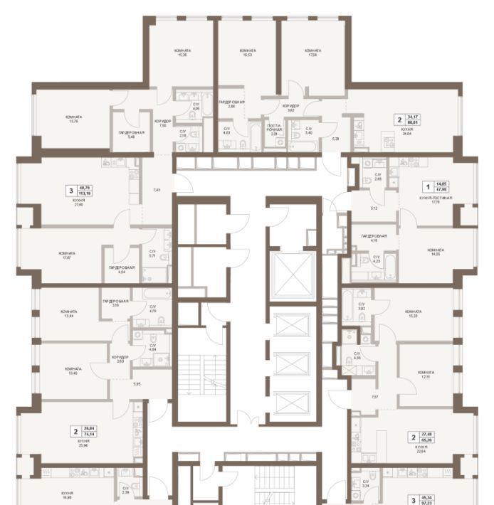 квартира г Москва метро Площадь Гагарина 5-й Донской проезд, вл 21к 6 фото 2