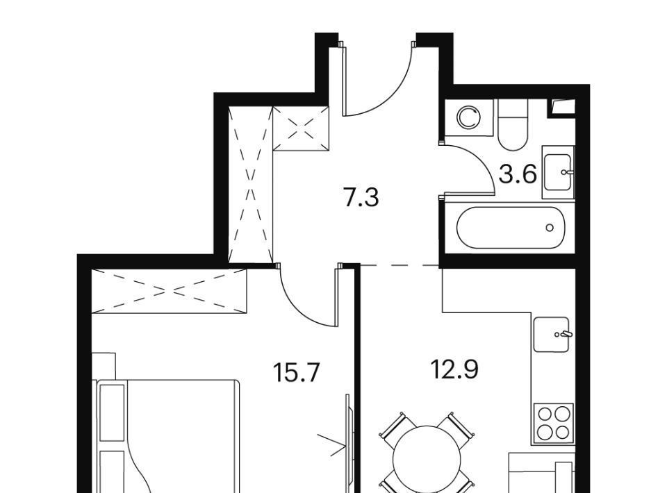 квартира г Москва метро Владыкино проезд Сигнальный 12 фото 1