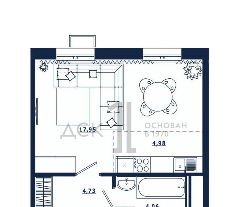 квартира г Ханты-Мансийск ул Елены Сагандуковой 10к/2 фото 1