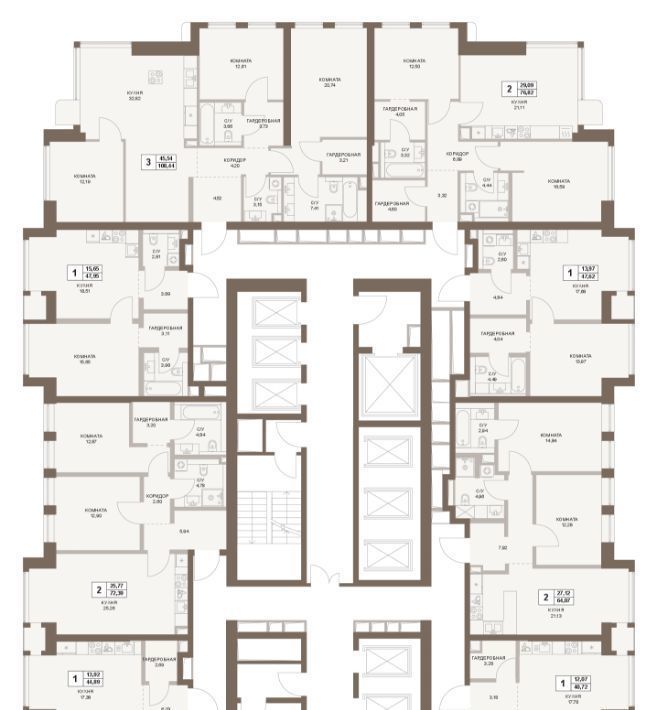 квартира г Москва метро Площадь Гагарина 5-й Донской проезд, вл 21к 6 фото 2