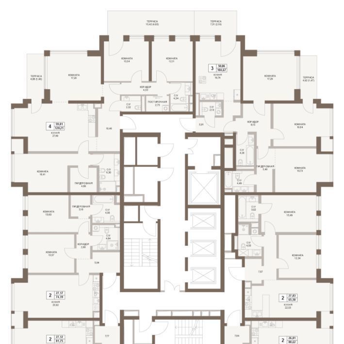 квартира г Москва метро Площадь Гагарина 5-й Донской проезд, вл 21к 6 фото 2