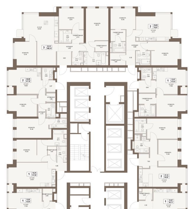 квартира г Москва метро Площадь Гагарина 5-й Донской проезд, вл 21к 6 фото 2