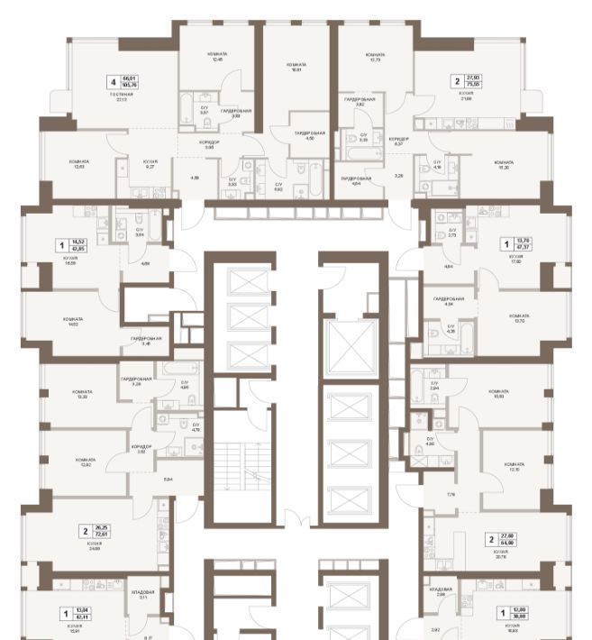 квартира г Москва метро Площадь Гагарина 5-й Донской проезд, вл 21к 6 фото 2