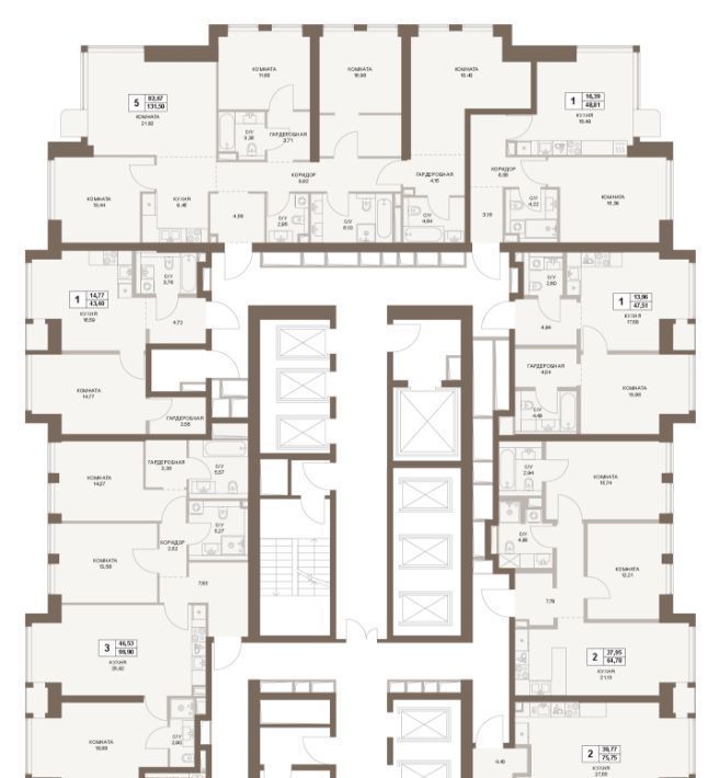 квартира г Москва метро Площадь Гагарина 5-й Донской проезд, вл 21к 6 фото 2