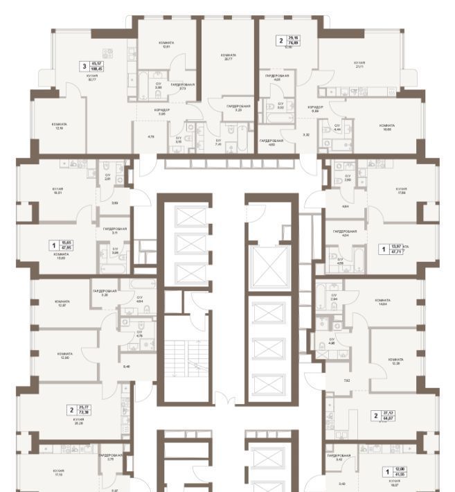 квартира г Москва метро Площадь Гагарина 5-й Донской проезд, вл 21к 6 фото 2