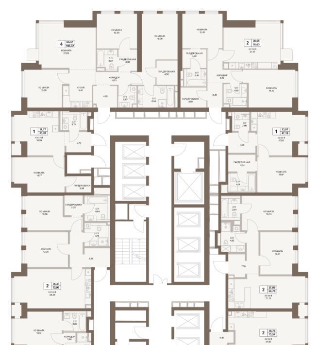 квартира г Москва метро Площадь Гагарина 5-й Донской проезд, вл 21к 6 фото 2