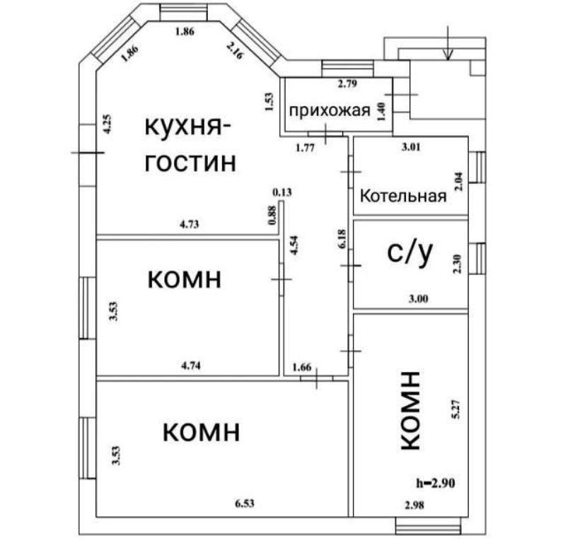 дом ул. Береговая 66, городской округ Евпатория, Республика Крым, посёлок городского типа Заозёрное фото 2