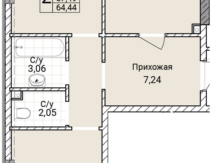 квартира г Севастополь ул Братьев Манганари 20 Гагаринский муниципальный округ фото 1