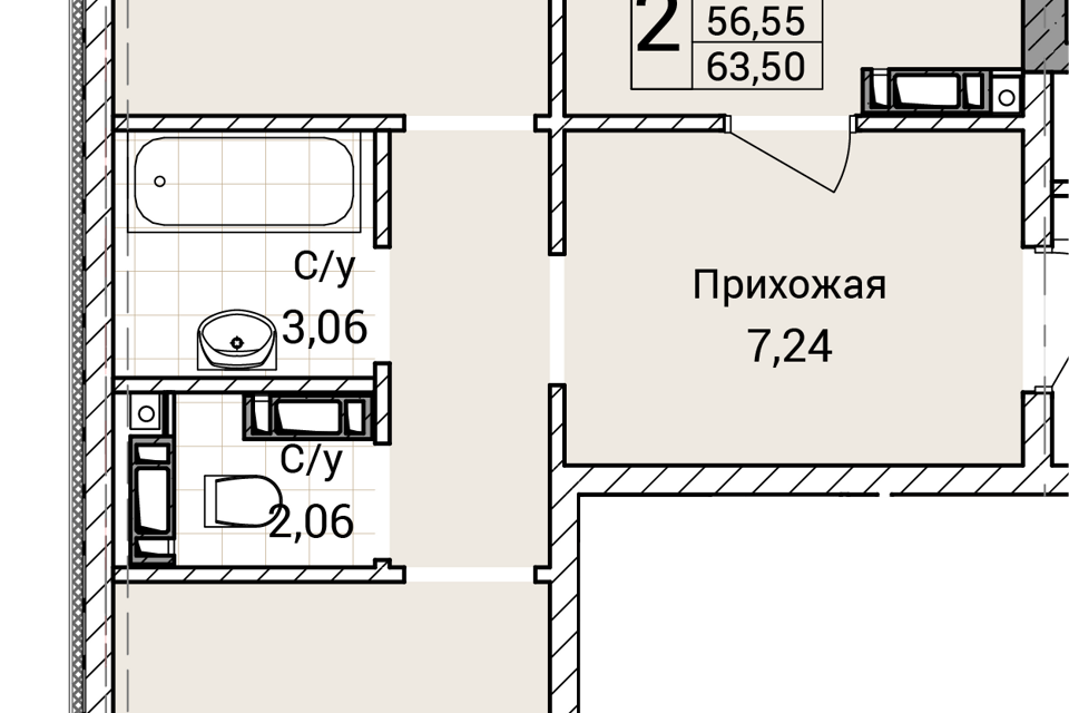 квартира г Севастополь ул Братьев Манганари 20 Гагаринский муниципальный округ фото 1