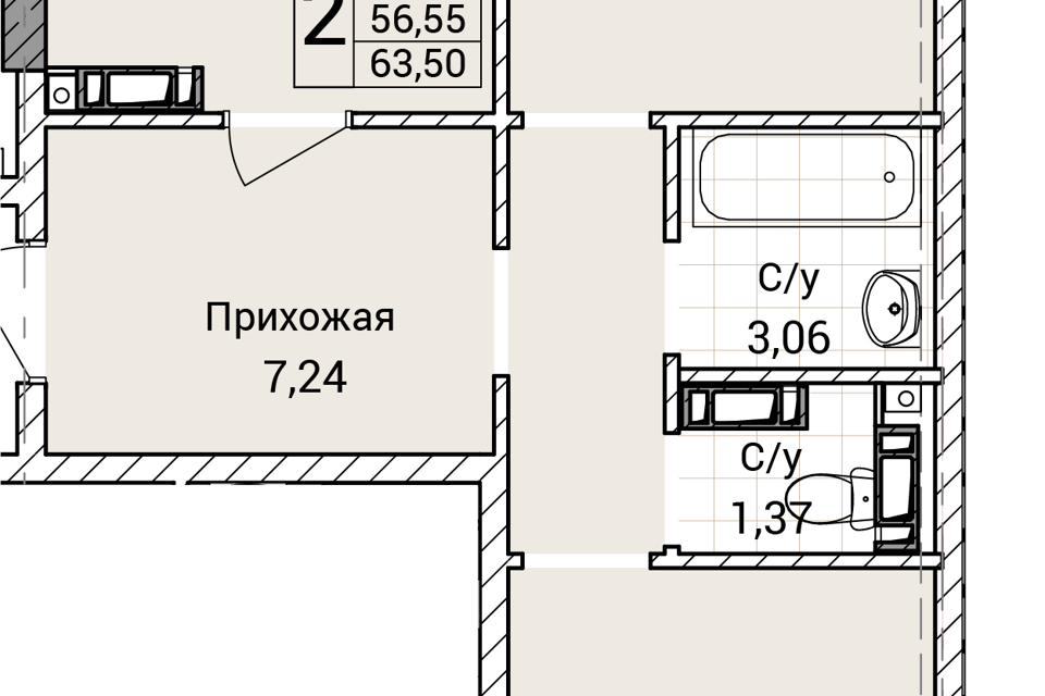 квартира г Севастополь ул Братьев Манганари 20 Гагаринский муниципальный округ фото 1