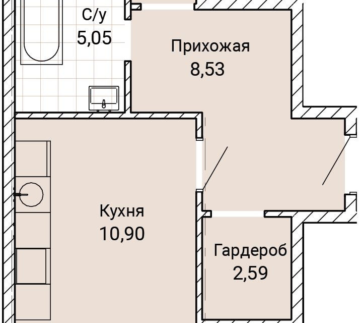 квартира г Севастополь ул Братьев Манганари 20 Гагаринский муниципальный округ фото 1