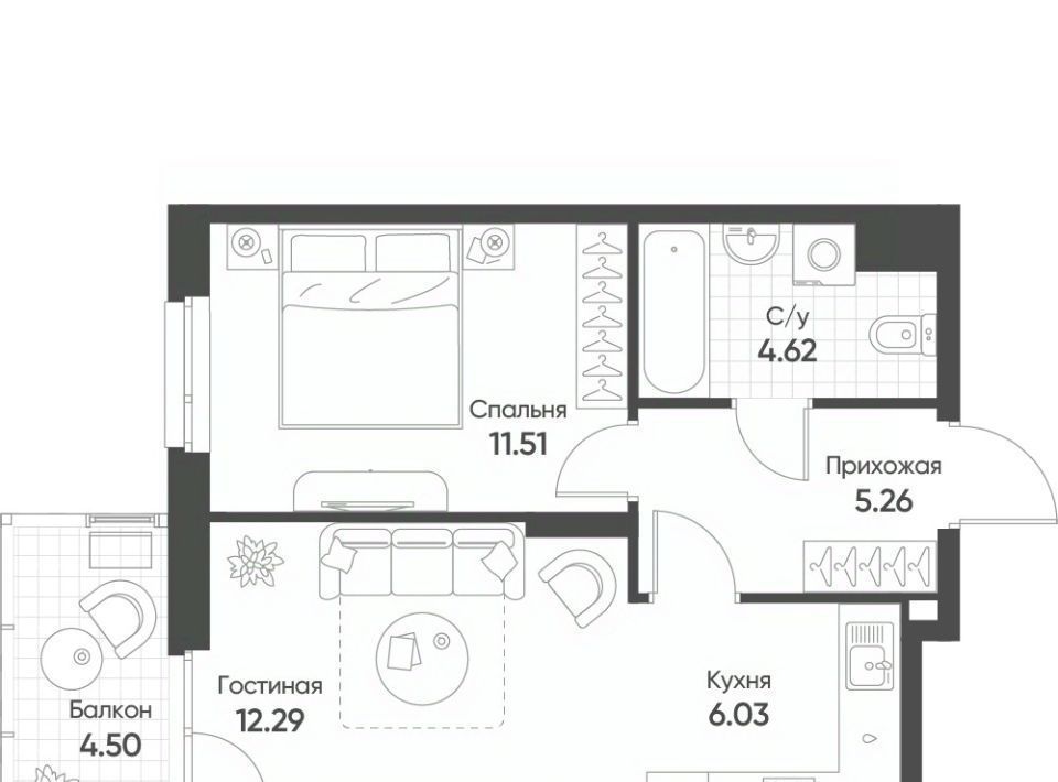 квартира г Казань Козья слобода ул Гаврилова 5вк/2 фото 1