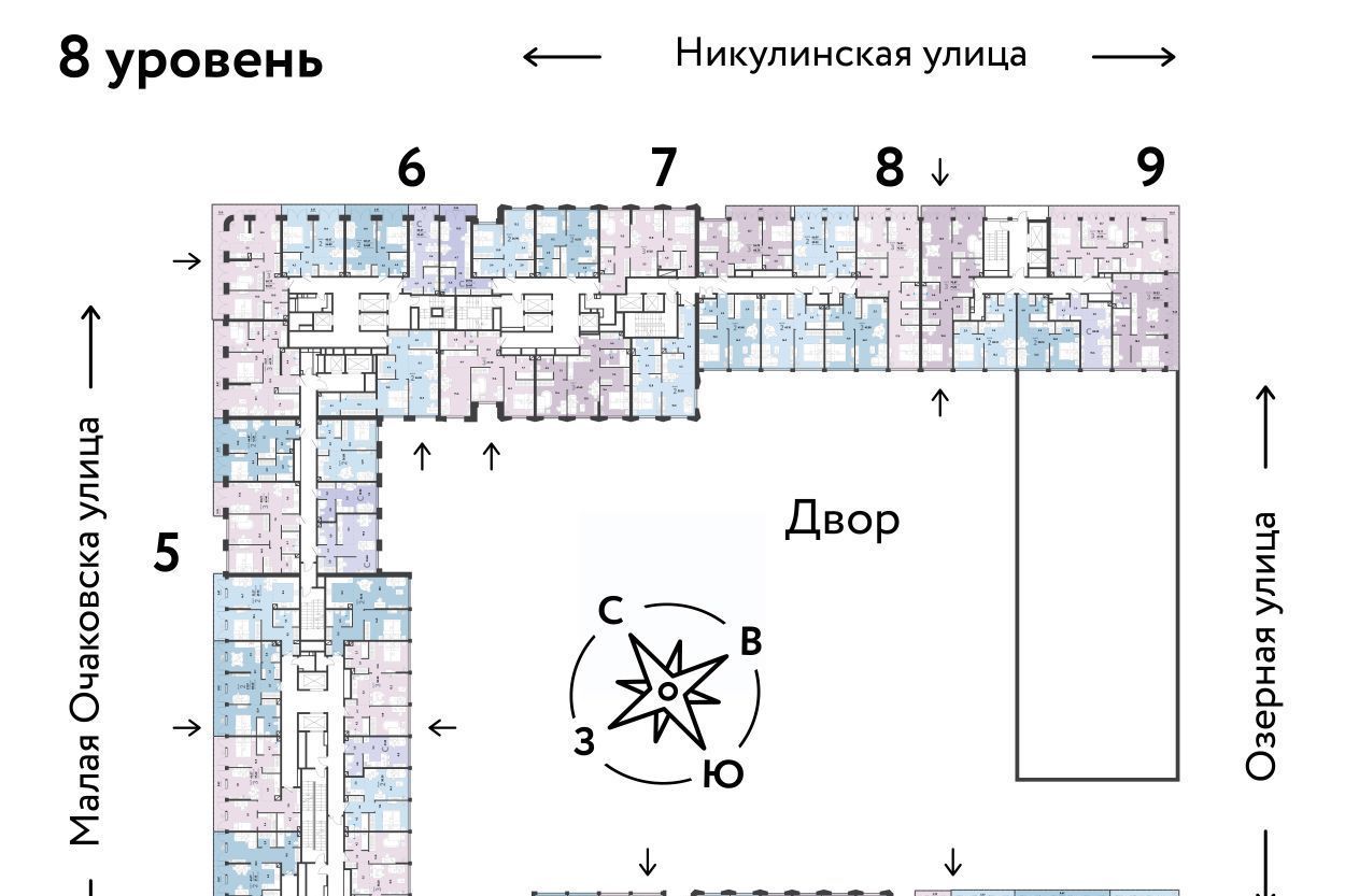 квартира г Москва метро Озерная ул Озёрная 42с/7 фото 2