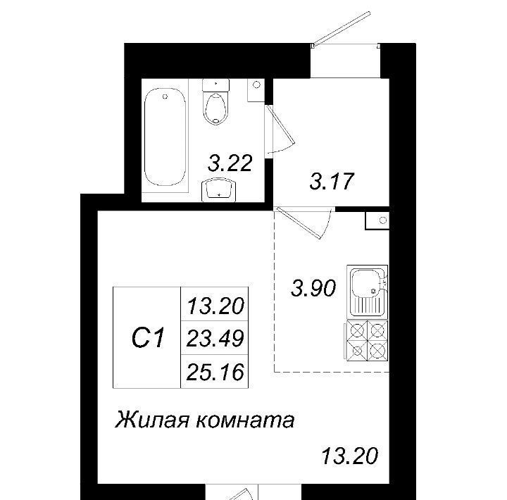 квартира р-н Зеленодольский с Осиново ул М.Ф.Гайсина Осиновское с/пос, Авиастроительная, с 6 фото 1