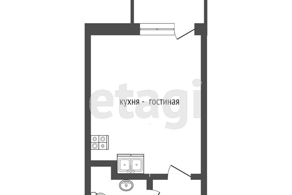 квартира г Ростов-на-Дону ул Раздорская 2а городской округ Ростов-на-Дону фото 9