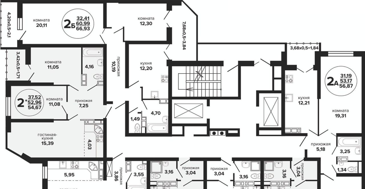 квартира г Краснодар р-н Прикубанский ул Российская 257/7 1 фото 2