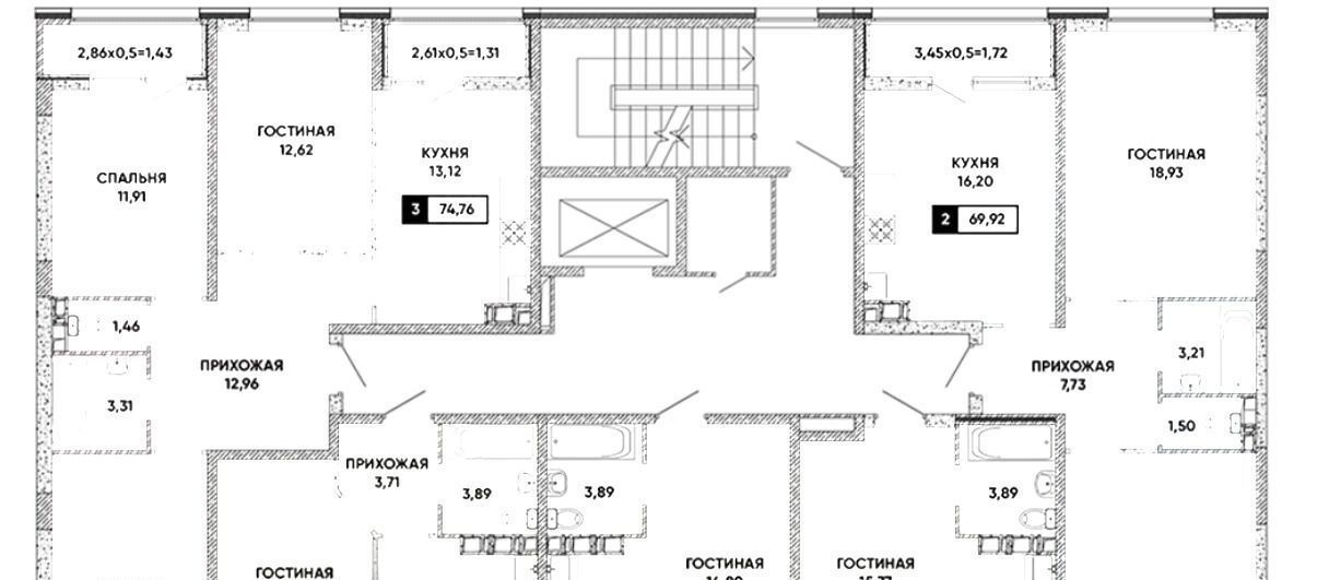 квартира г Краснодар р-н Прикубанский ЖК Архитектор фото 2