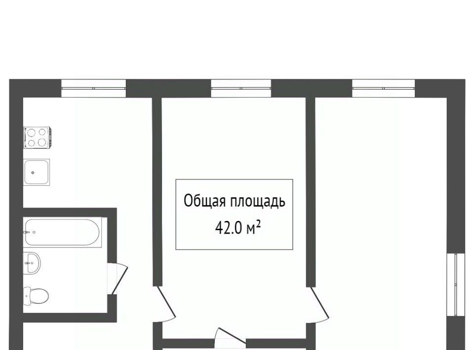 квартира г Томск р-н Ленинский ул Войкова 84б фото 6