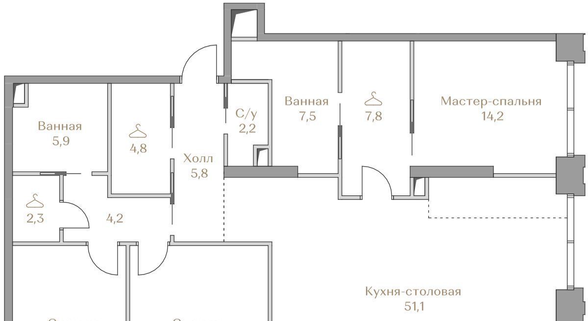 квартира г Москва метро Воробьевы горы ЖК Коллекция Лужники фото 1