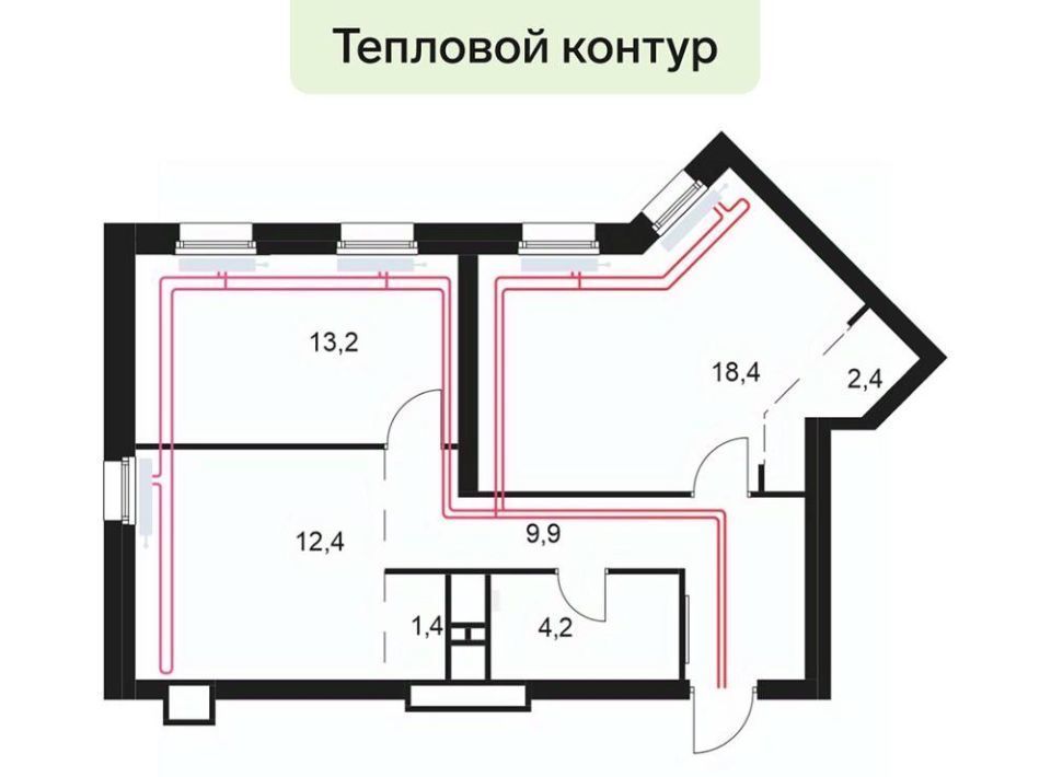 квартира г Тюмень р-н Ленинский ул Республики 204к/4 фото 5