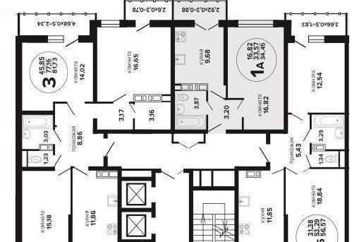 квартира г Краснодар р-н Прикубанский ул Российская 257/7 1 фото 2