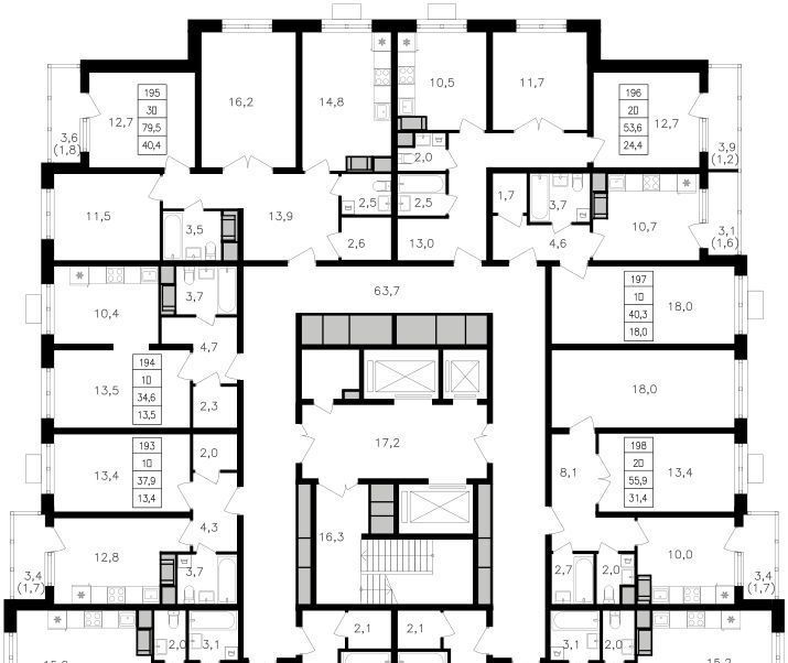 квартира г Москва ул Берзарина 1/2 поле, 32к, Октябрьское фото 2