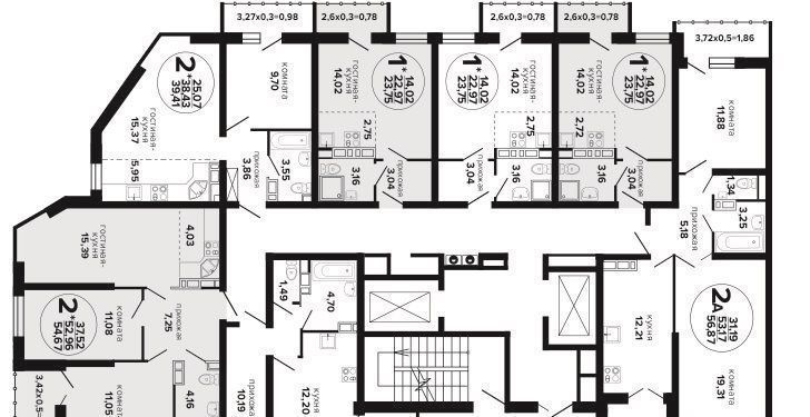 квартира г Краснодар р-н Прикубанский ул Российская 257/7 1 фото 2