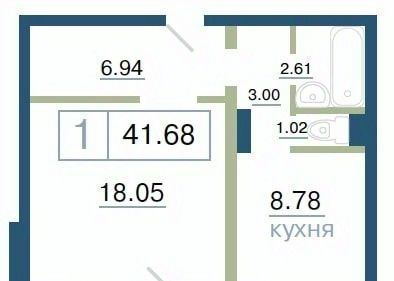 квартира г Красноярск р-н Октябрьский ул Елены Стасовой 48а фото 1