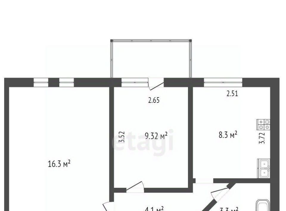 квартира г Омск р-н Кировский ул Комбикормовый завод 3 фото 26