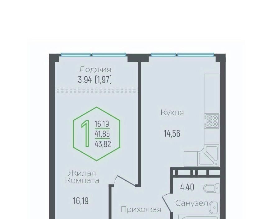 квартира г Краснодар р-н Центральный Черемушки мкр фото 1