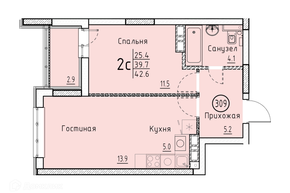 квартира г Энгельс ул Марины Расковой 7г Энгельсский район фото 1