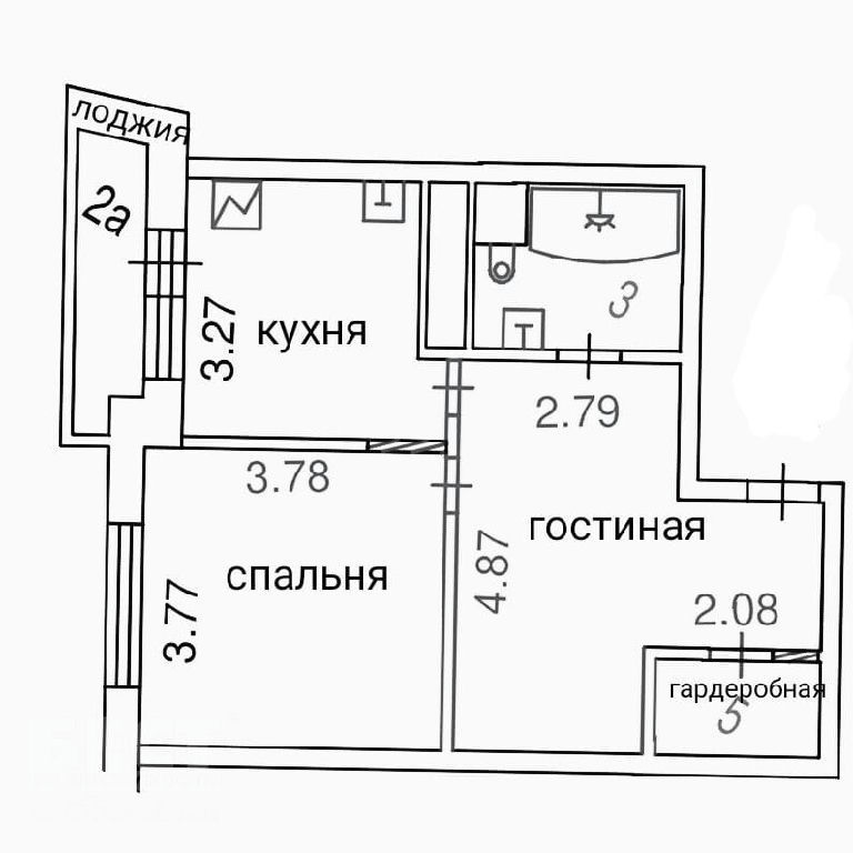 квартира г Москва метро Теплый Стан ул Академика Виноградова 1 фото 20