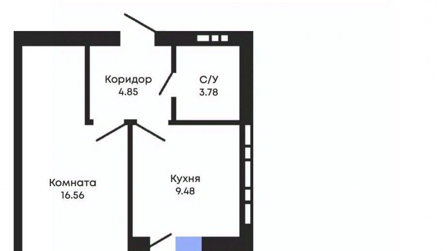 квартира г Воронеж р-н Советский ул Курчатова 26б фото 1