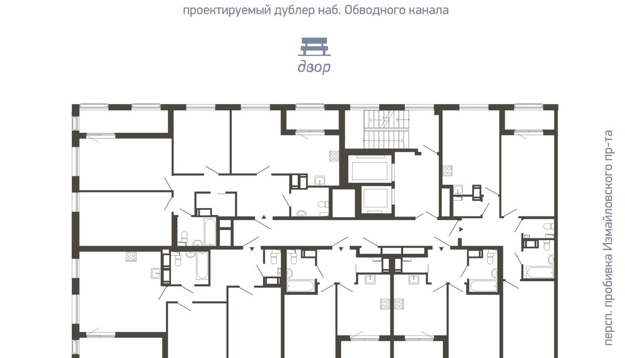 квартира г Санкт-Петербург метро Фрунзенская б-р Измайловский 9 фото 2