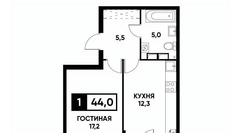 квартира г Ставрополь р-н Промышленный ул Павла Буравцева 46к/3 фото 1