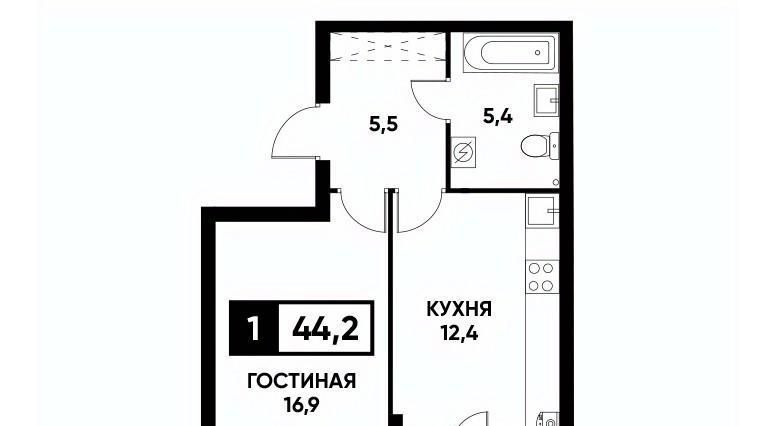 квартира г Ставрополь р-н Промышленный ул Павла Буравцева 46к/3 фото 1